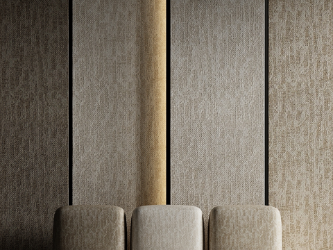 Neo-Chinese Style Silent Wall Cloth Wallpaper