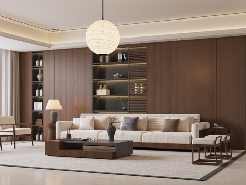New Chinese Living Room