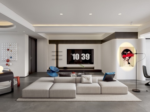 Modern Living&Dining Room