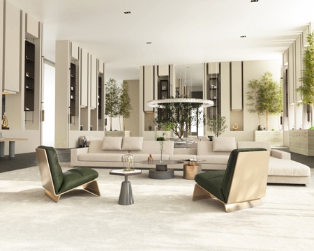 Affordable Luxury Style Sales Office Sales Department Sales Center Hall Hall Rest Area Service Center