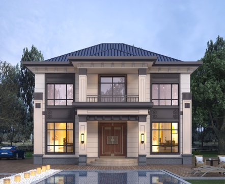 Neo-Chinese Style single-family villa