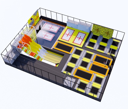Children's Zone Trampoline Morandi Super Jumping Bed Naughty Castle Children's Interactive Facilities Jumping Music Indoor Jumping