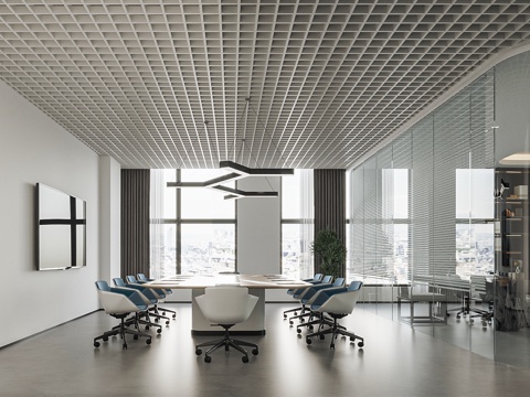 Modern Reception Room Small Meeting Room Large Meeting Room