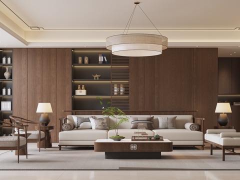 New Chinese Living Room