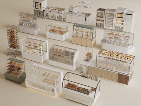 Modern Dessert Bakery Bakery Display Cabinet Bakery Shelf Cake Shop Display Cabinet Cake Shop Goods