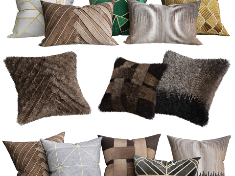 Modern Affordable Luxury Style Fabric Pillow
