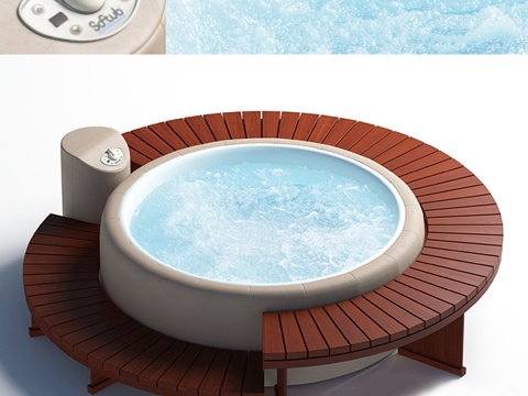 Pool outdoor bench