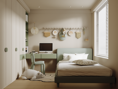 Modern Cream Boy Room kids Bedroom
