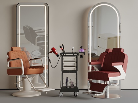 Barber chair Barber mirror Hair-cutting Equipment