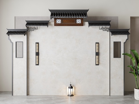 New Chinese culture wall