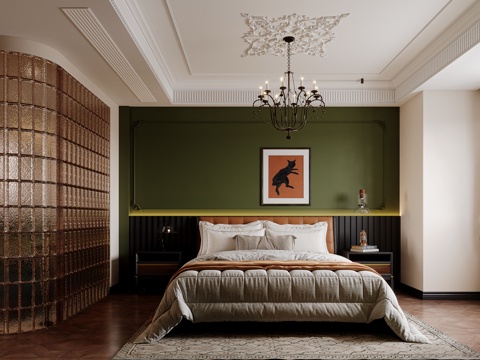 French Master Bedroom