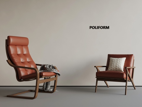 Mid-century Style Lounge Chair Chair