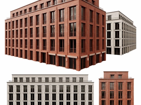 Modern architectural appearance Dormitory building