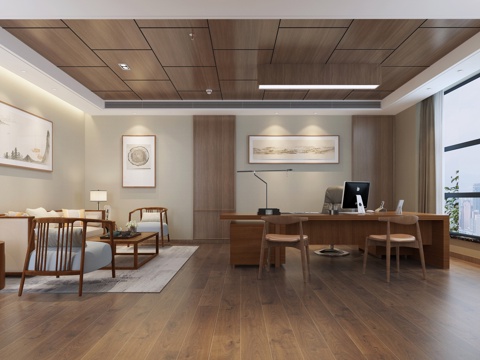 New Chinese Chairman's Office Manager's Office