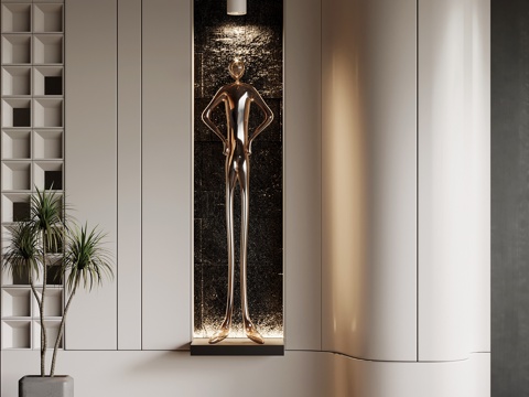 Sculpture Modern Simple Sculpture Humanoid Sculpture Art Sculpture