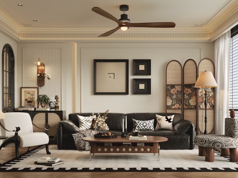 French Middle Living Room