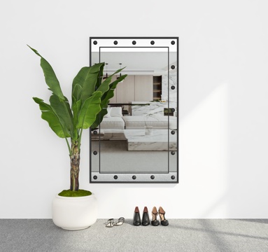 modern hanging mirror