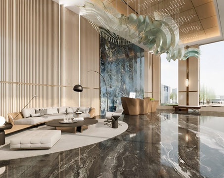 Modern Hotel Hotel Hall Hotel Lobby Hotel Front Desk
