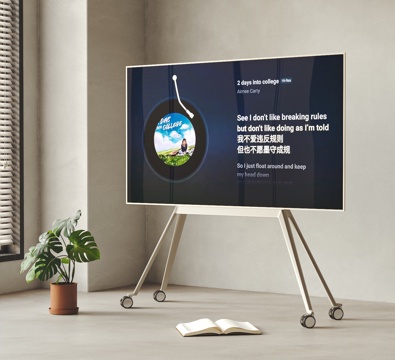Modern Cream Style Bracket TV Mobile TV TV Bracket Potted Books