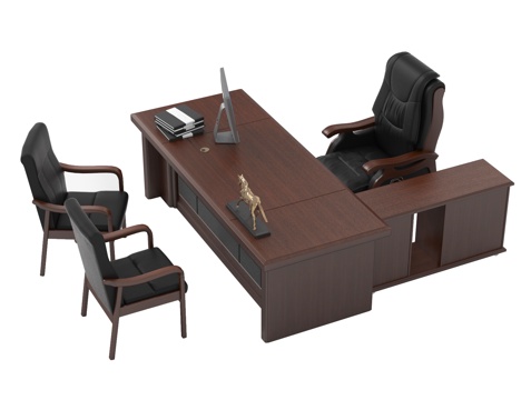 Office desk and chair boss table leader table