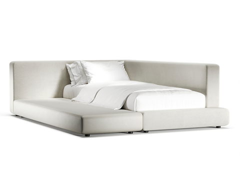 Modern Simple Single Bed Single Bed Simple Bed Bedroom Bed Pillow