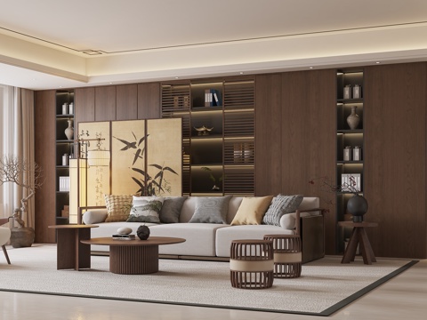 New Chinese Living Room