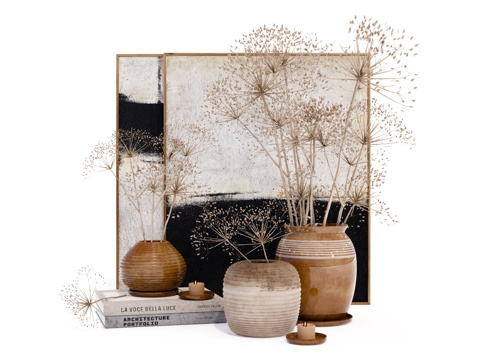 Decorative Ornaments Combination of Pot