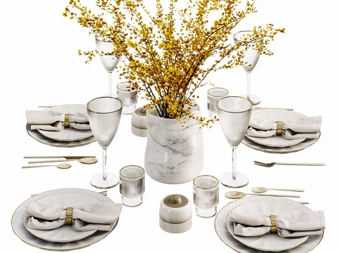 Tableware ornaments