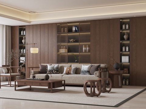 New Chinese Living Room