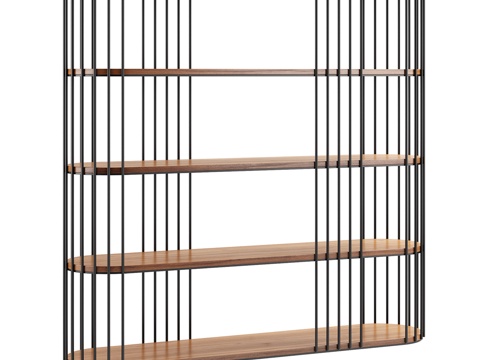 Bonaldo Minimalist Bookshelf Display Rack Decorative Rack Bookcase Wooden Rack Metal Rack