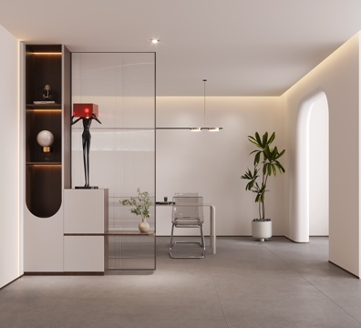 Modern Entrance Partition Shoe Cabinet Shoe Cabinet Decorative Partition