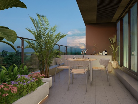 Roof Garden Modern Terrace Garden