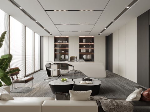 modern chairman's office general manager's office boss's office