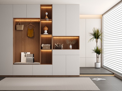 Modern Shoe Cabinet Entrance Shoe Cabinet Partition Shoe Cabinet