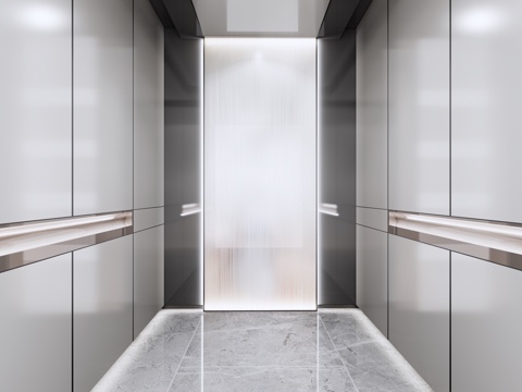 Modern Affordable Luxury Style High-grade Office Building Elevator Car