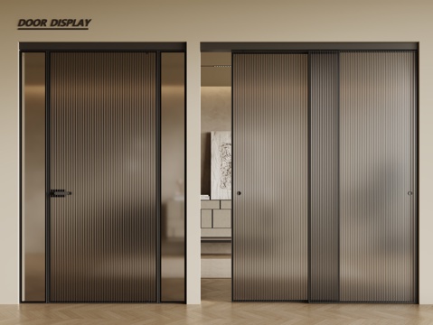 Modern glass sliding door Changhong glass door glass sliding door