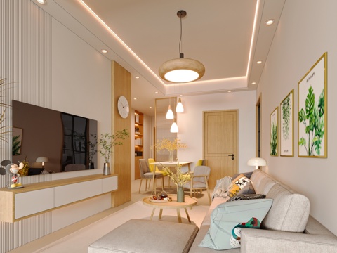 Modern Living&Dining Room
