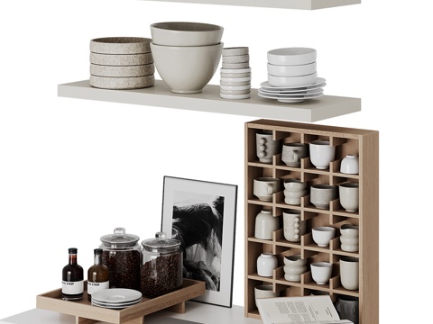 Neo-Chinese Style Minimalist Tableware Combination