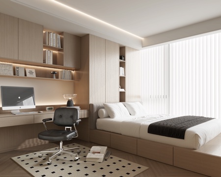 Modern Tatami Bedroom