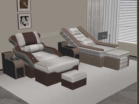 Modern Foot Therapy Shop Massage Chair Massage Bed Electric Couch Electric Sofa Chair