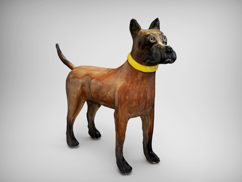 Dog Sculpture Dog Dog Sculpture Dog with Collar