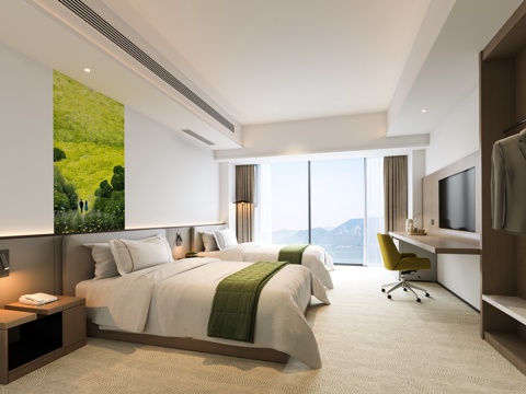 Modern Hotel Room Hotel Bed Hotel Bed Hotel Wardrobe Big Bed Room Standard Room Double Room