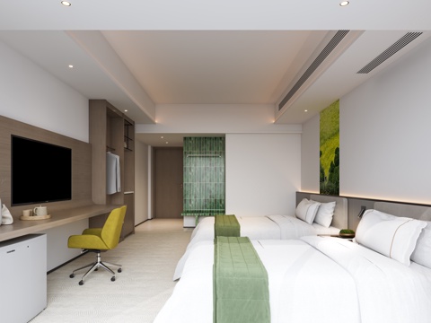 Modern Hotel Room Hotel Bed Hotel Bed Hotel Wardrobe Big Bed Room Standard Room Double Room