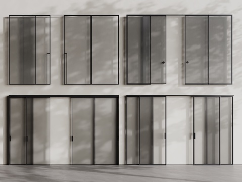Modern glass sliding door Changhong glass door glass sliding door