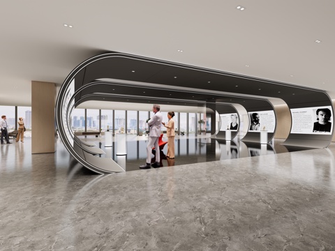 Design of Modern Enterprise Culture Exhibition Hall