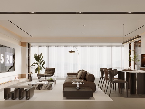 Modern Living&Dining Room