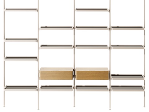 Molteni & C Module Bookshelf Minimalist Bookshelf Display Rack Decorative Rack