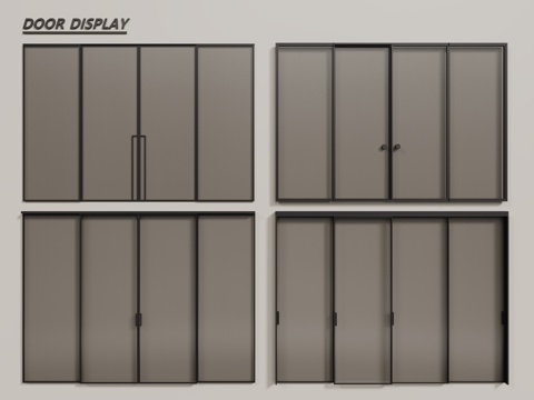 Modern glass sliding door Changhong glass door glass sliding door