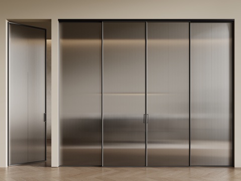 Modern glass sliding door Changhong glass door glass sliding door