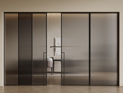 Modern glass sliding door Changhong glass door glass sliding door